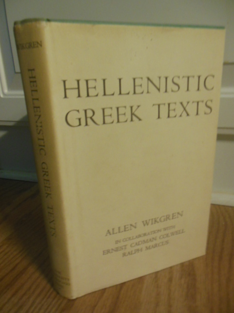 Image for Hellenistic Greek Texts