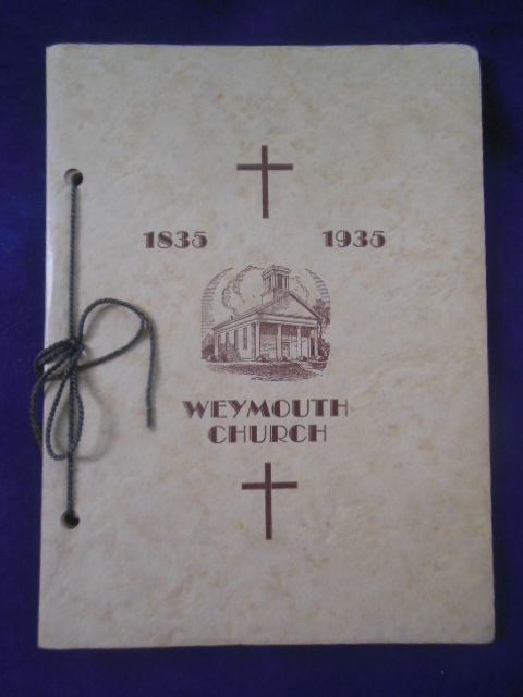 Image for One Hundred Years of the First Congregational Church of Weymouth, Ohio 1835-1935 -