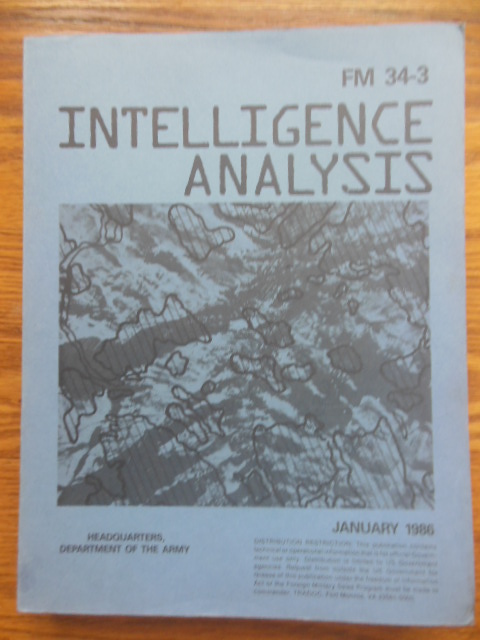 Image for FM 34-3 Intelligence Analysis (January 1986)