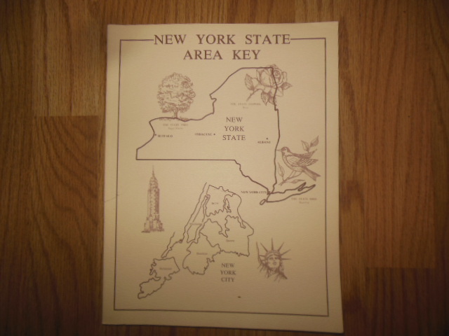 Image for New York Area Key: A Guide to the Genealogical Records of the State of New York including Maps, Histories, Charts, and other Helpful Materials