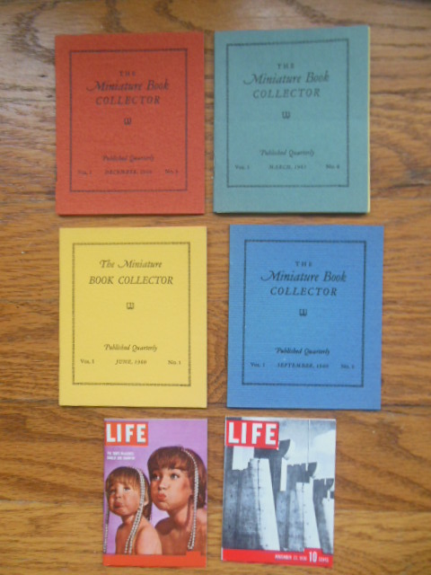 Image for The Miniature Book Collector Volume I Nos. 1-2-3-4 Plus Two Miniature Life Magazines