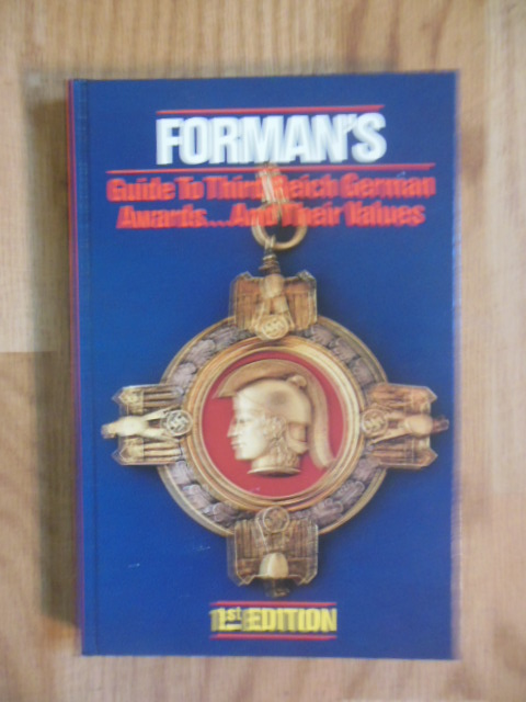 Image for Forman's Price Guide to 3rd Riech: German Awards