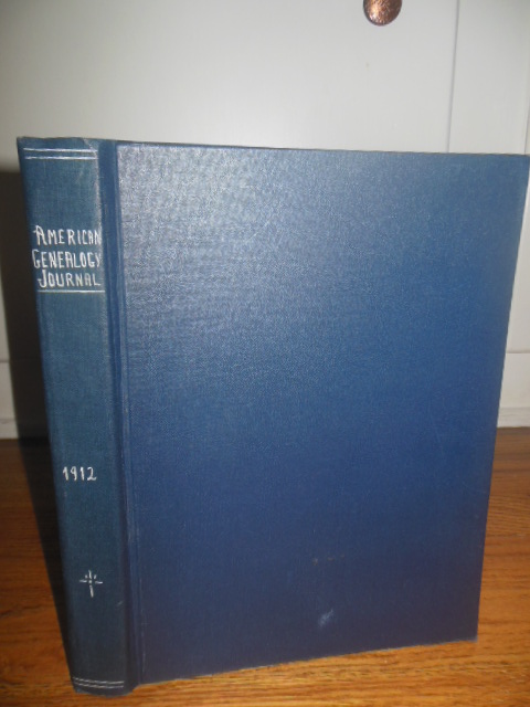 Image for Genealogy: A Journal of American Ancestry Volume One 1912