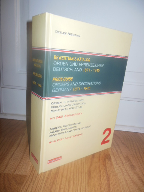 Image for Price Guide: Orders and Decorations Germany, 1871-1945 (Bewertungs-Katalog: Orden und Ehrenzeichen Deutschland; Second Edition)