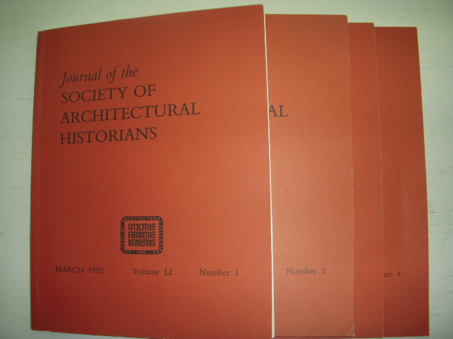 Image for Journal of the Society of Architectural Historians 1992 (Four Issues, Full Run)