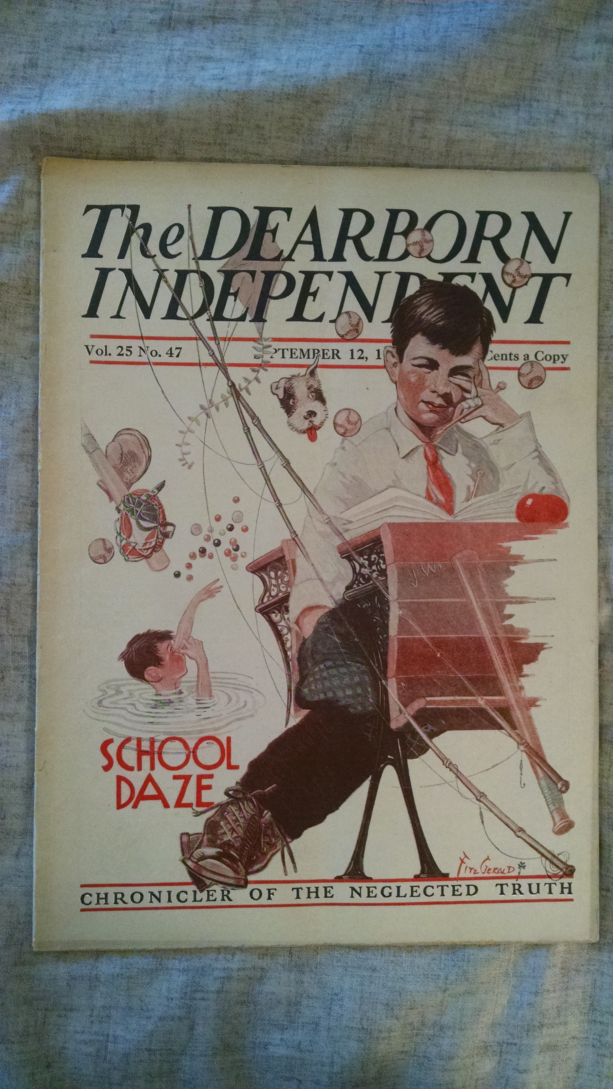 Image for THE DEARBORN INDEPENDENT SEPT 12 1925
