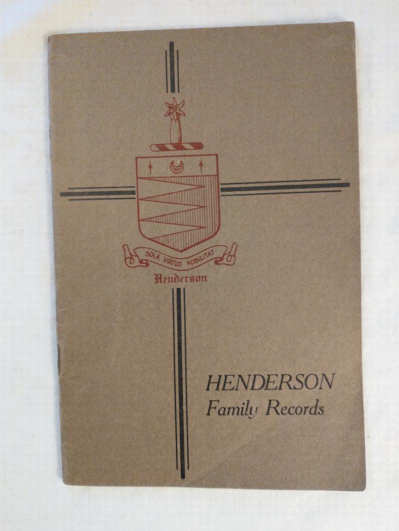 Image for HENDERSON FAMILY RECORDS