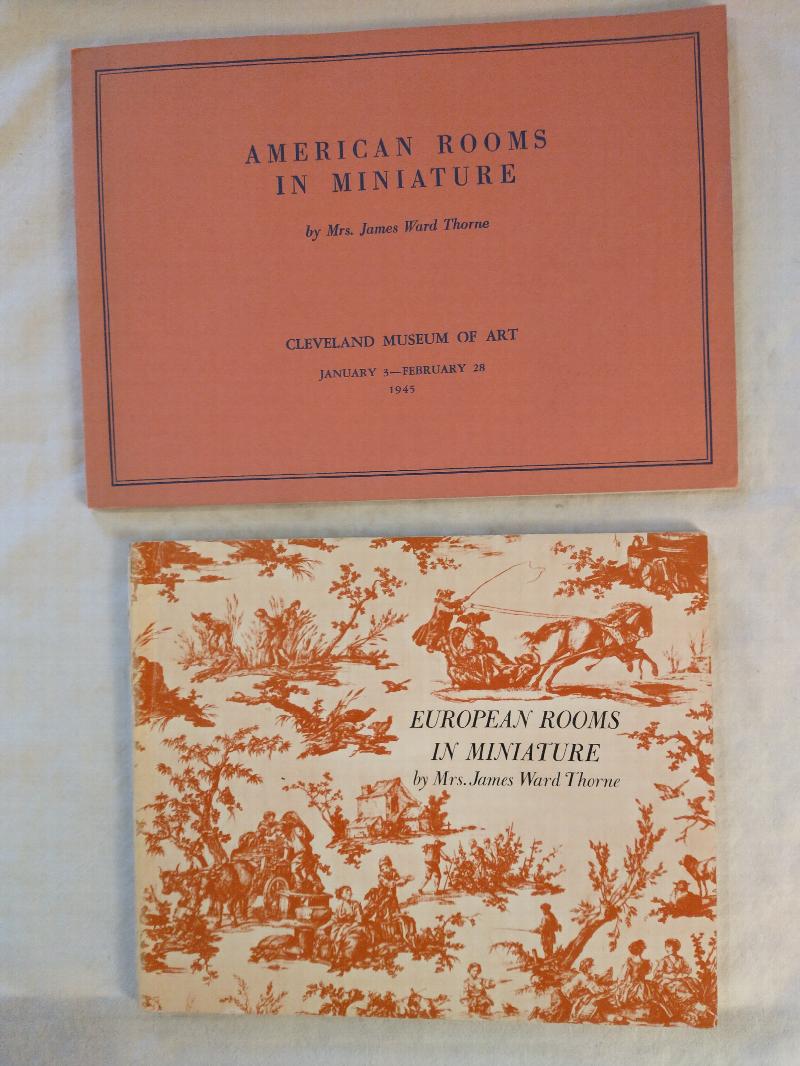 Image for AMERICAN ROOMS IN MINIATURE     EUROPEAN ROOMS IN MINIATURE        [ 2 BOOKS  ]