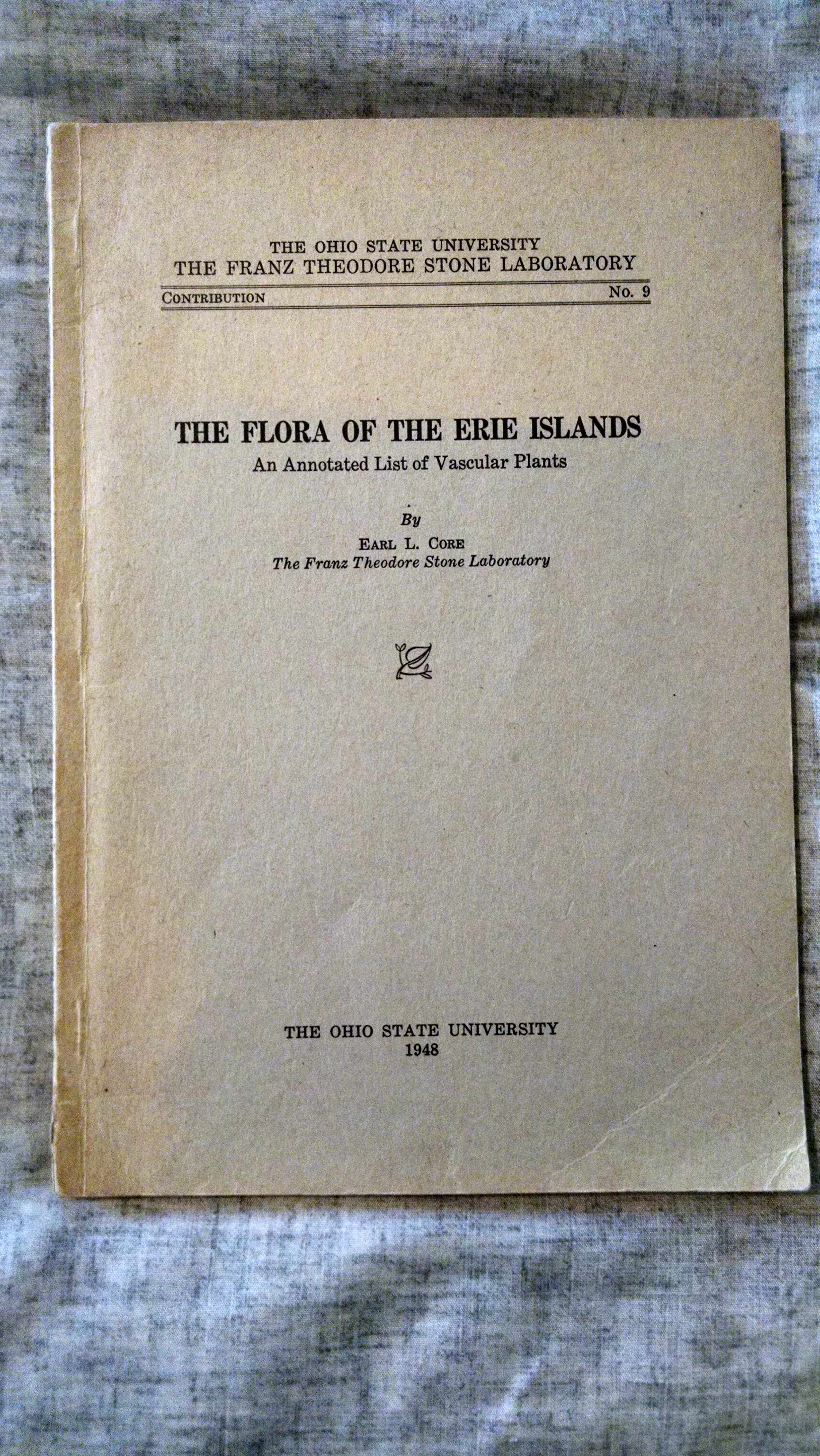 Image for THE FLORA OF THE ERIE ISLANDS