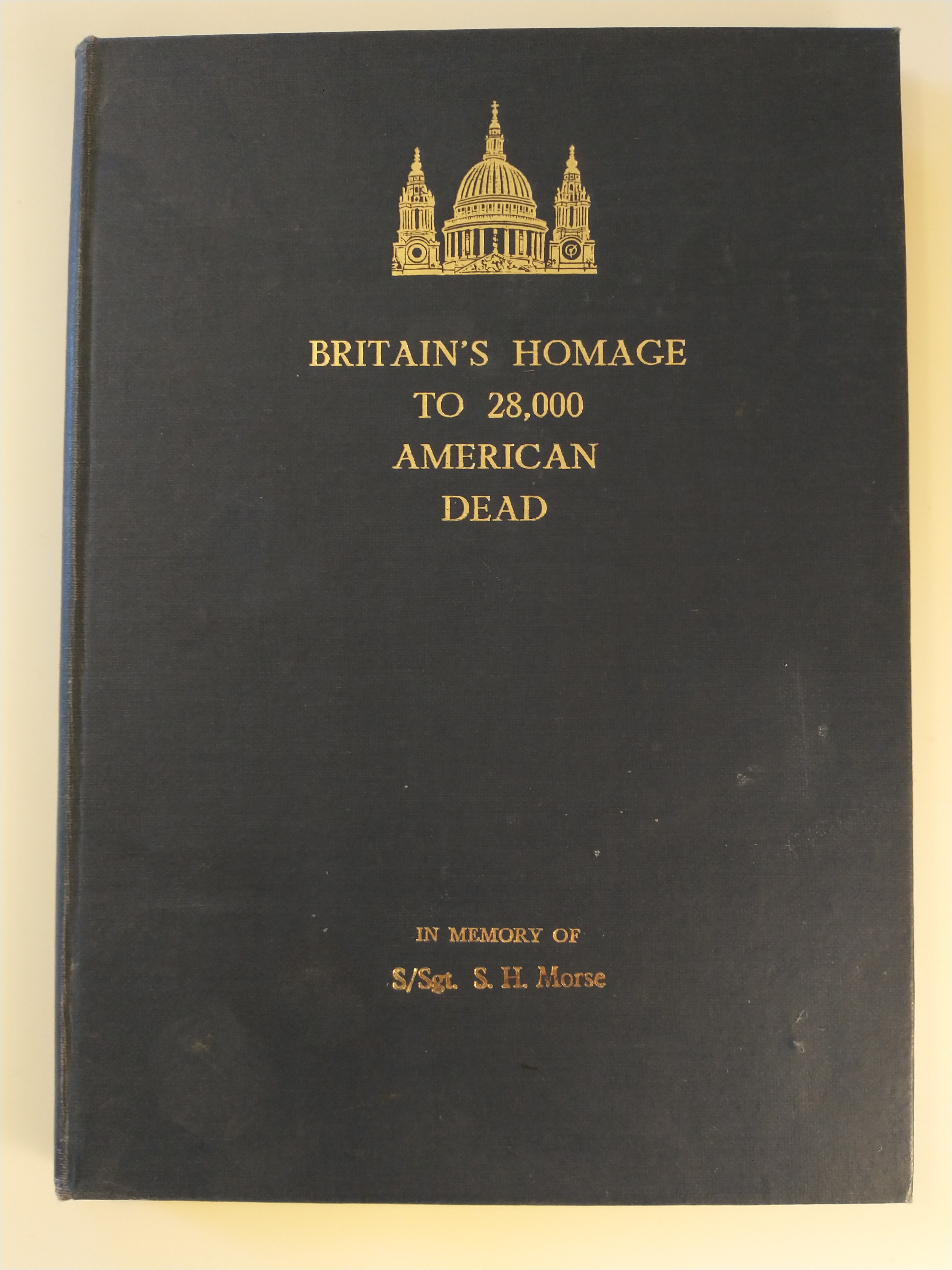 Image for BRITAIN'S HOMAGE TO 28000AMERICAN DEAD