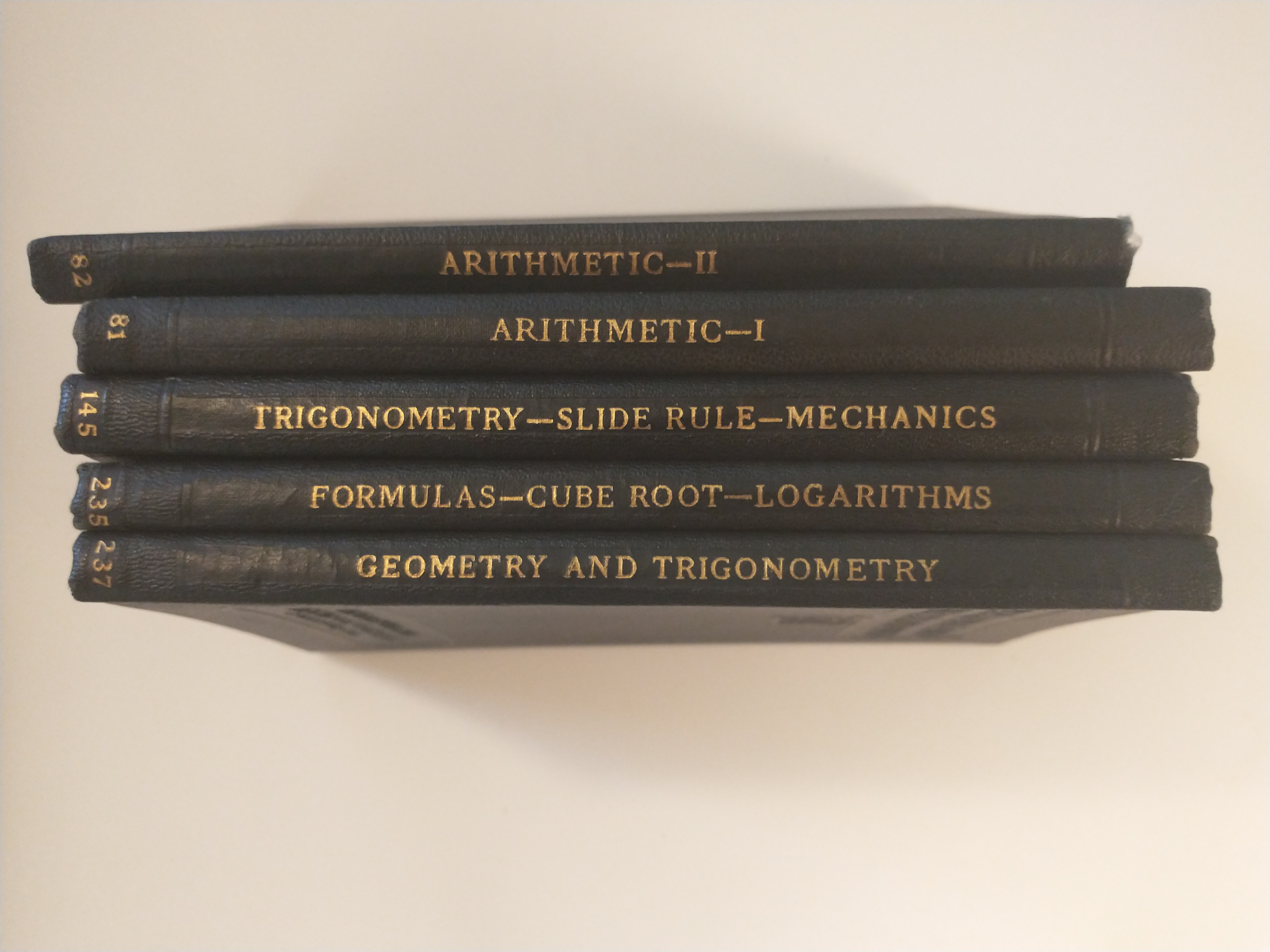 Image for ARITHMETIC   BOOK 1 & 2    PLUS 3 OTHER   INTERNATIONAL TEXTBOOK  CO. TITLES ON MATH