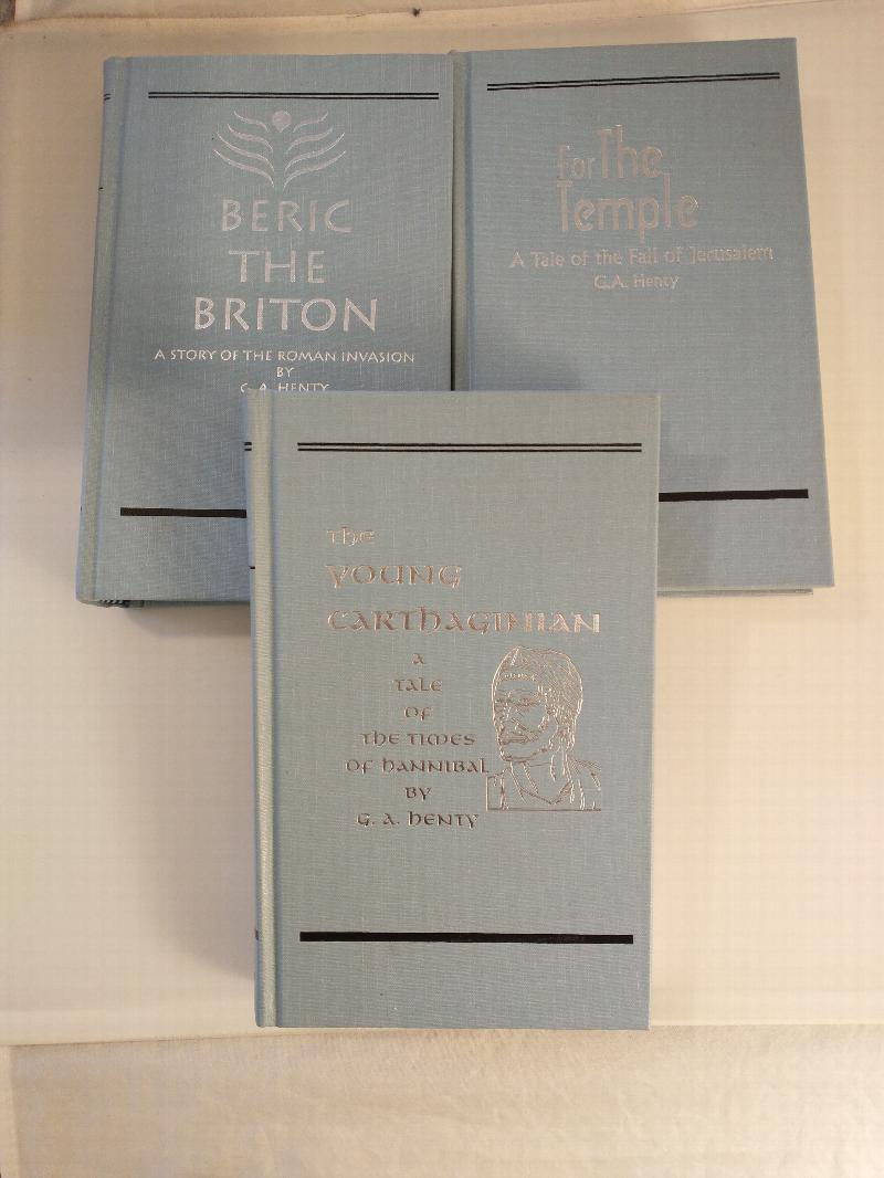 Image for BERIC THE BRITON  - FOR THE TEMPLE   -  THE YOUNG CARTHAGINIAN      [ 3 VOL ]