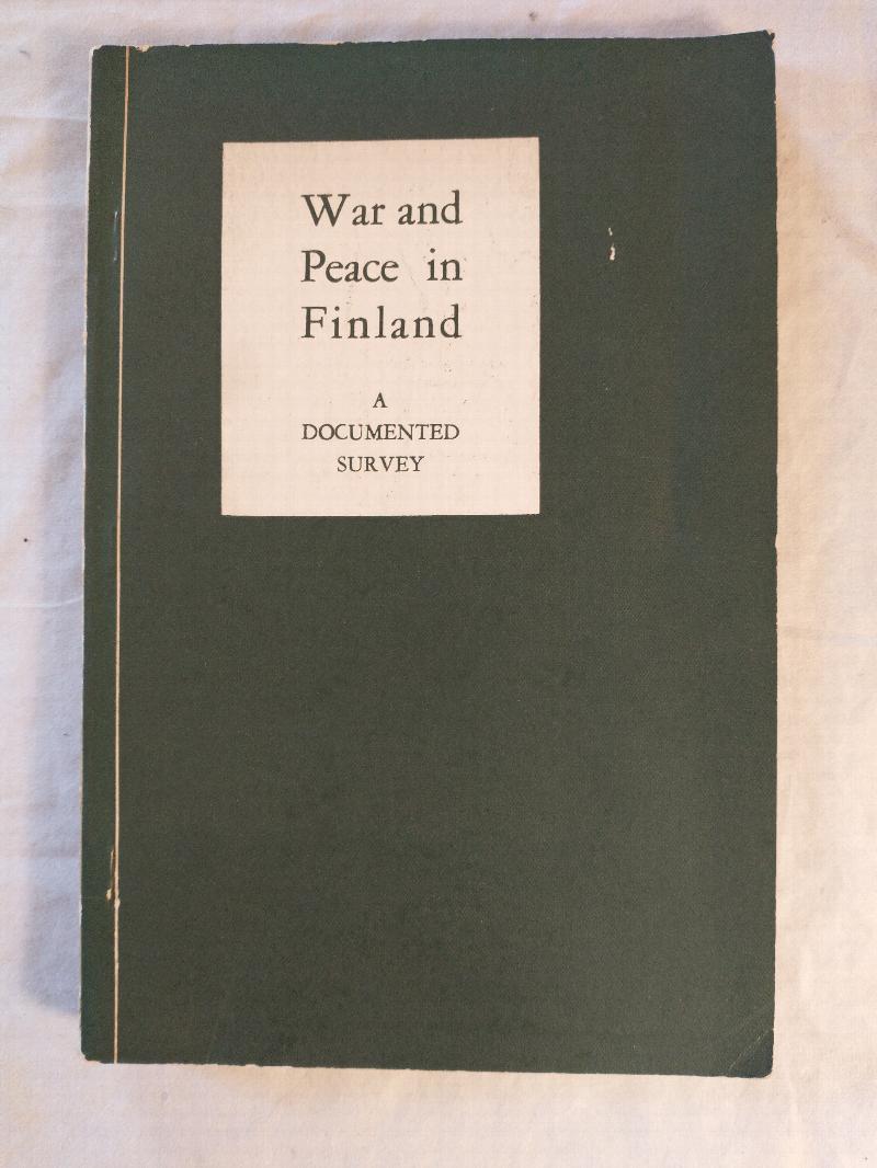 Image for WAR AND PEACE IN FINLAND