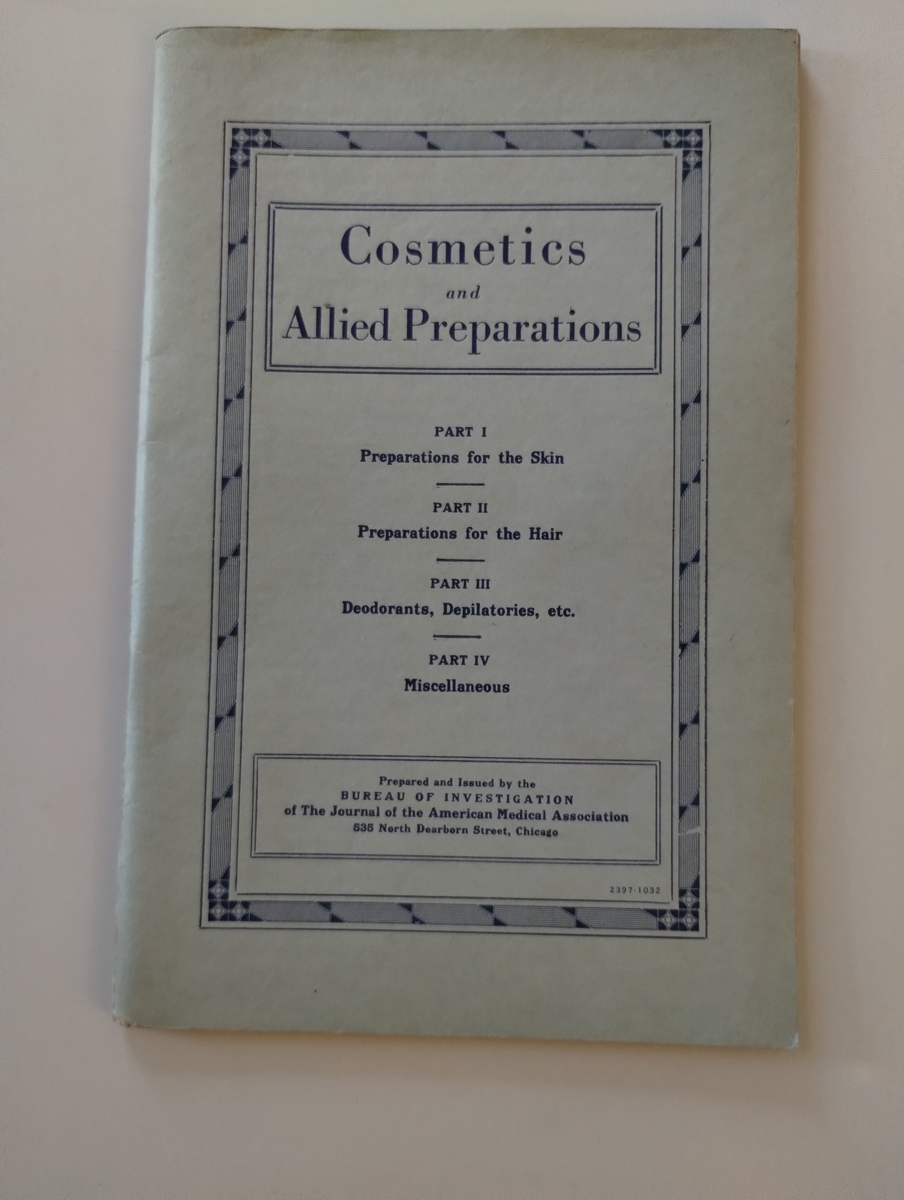 COSMETICS AND ALLIED PREPARATIONS