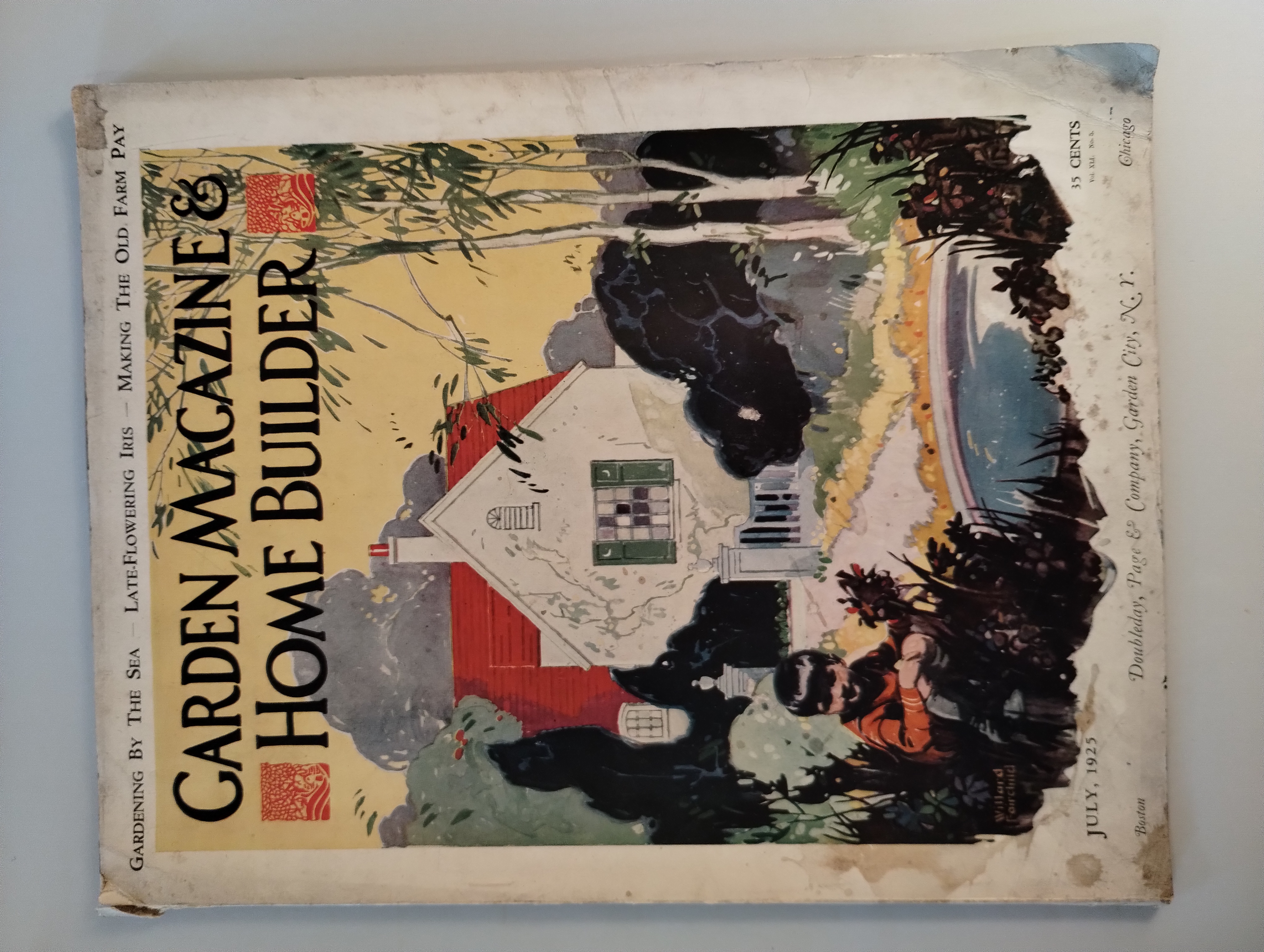 GARDEN MAGAZINE & HOME BUILDER [ 2 ISSUES , JULY , AUG , 1925]