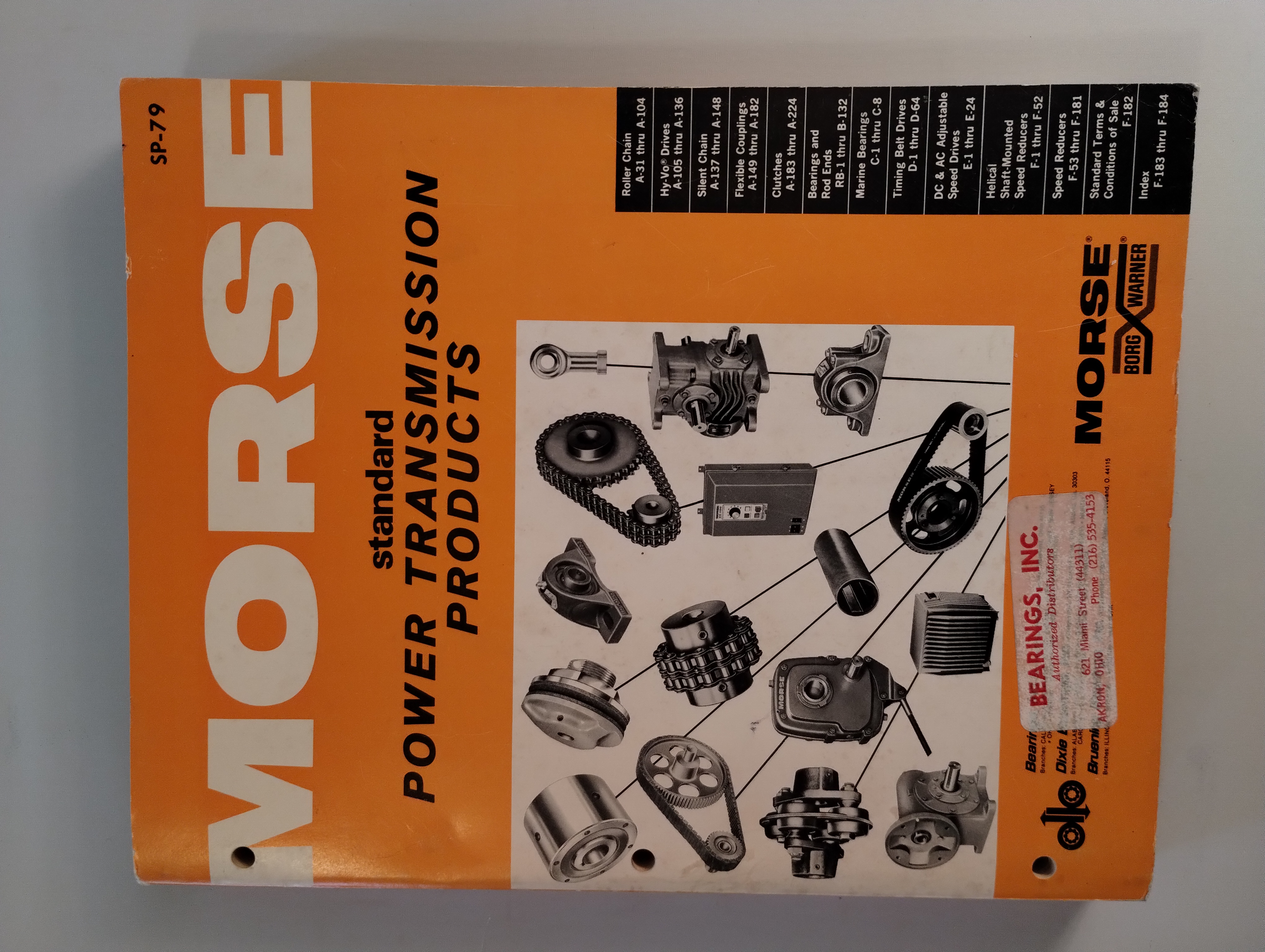 MORSE STANDARD POWER TRANSMISSION PRODUCTS