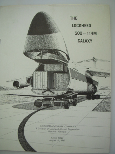 Image for The Lockheed 500 --114M Galaxy  (CMED G027  August 11, 1967)