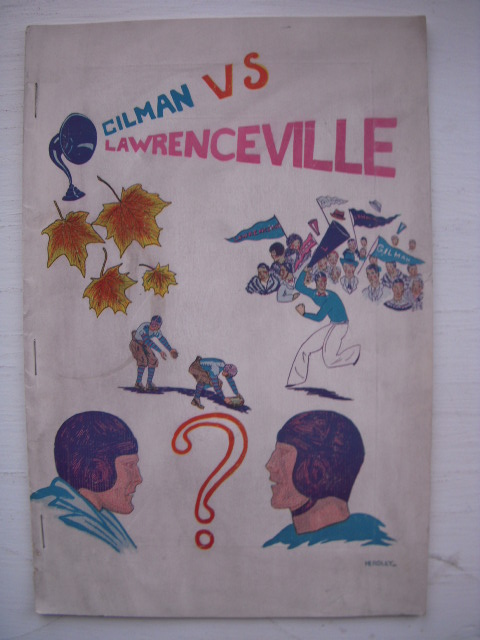 Image for Official Lawrenceville School Program of the Gilman-Lawrenceville  Football Game  October 31, 1925