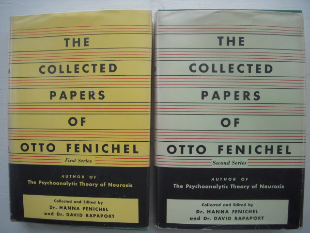 Image for The Collected Papers of Otto Fenichel First Series Second Series (Two Volume Set)